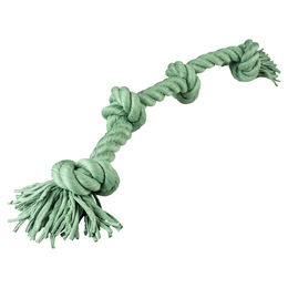 Produktbild von Duvo+ Baumwollseil mit 4 Knoten grün