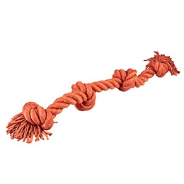 Produktbild von Duvo+ Baumwollseil mit 4 Knoten rot