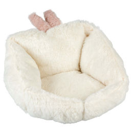 Produktbild von Duvo+ Bunny Korb Plüsch weiß Größe S