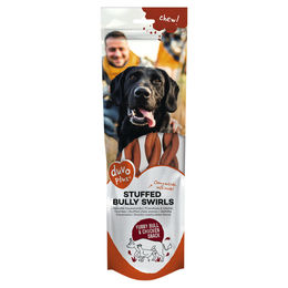 Produktbild von Duvo+ Chew! Bully gefüllte Swirls - 2 x 107 g