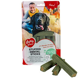 Produktbild von Duvo+ Chew! Dental gefüllte Sticks mit Minze - 14 x 30 g