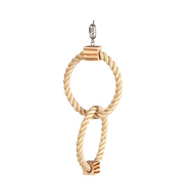 Produktbild von Duvo+ Doppelring Sisal mit Holzblock