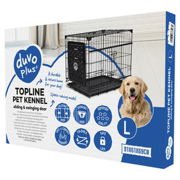 Produktbild von Duvo+ Draht-Käfig Topline schwarz