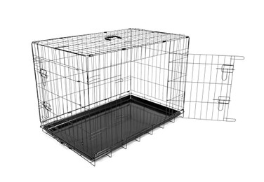 Produktbild von Duvo+ Drahtkäfig mit 2 Türen schwarz