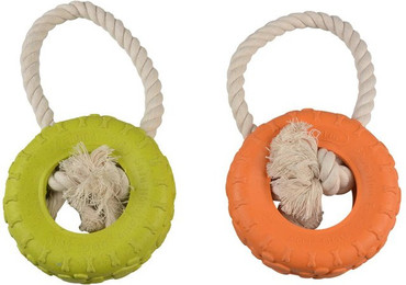 Produktbild von DUVO+ Eco Gummireifen Hundespielzeug Bambus/Reis & Baumwolle