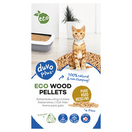 Produktbild von Duvo+ Eco Holzpellets Einstreu für Nager - 10 kg