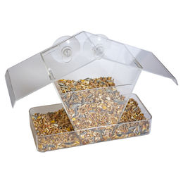 Duvo+ Fenster-Futterhaus für Gartenvögel Bilbao transparent – Bild 1 von 4