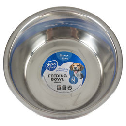 Produktbild von Duvo+ Futternapf Classic silber, Größe: M / Durchmesser: 16,5 cm