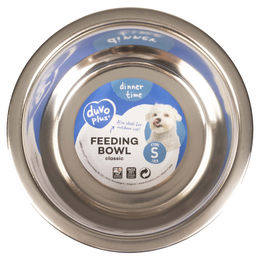 Produktbild von Duvo+ Futternapf Classic silber, Größe: S / Durchmesser: 13,5 cm