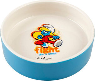 Produktbild von DUVO+ Futternapf Die Schlümpfe Schlumpfine weiß/blau - 300 ml