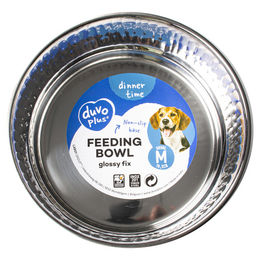 Produktbild von DUVO+ Futternapf Glossy Fix schwarz für Hunde