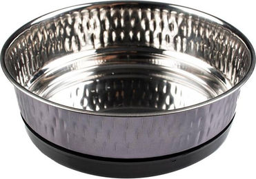 Produktbild von DUVO+ Futternapf Glossy Fix schwarz für Hunde