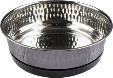 Produktbild von DUVO+ Futternapf Glossy Fix schwarz für Hunde