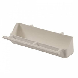 Produktbild von DUVO+ Futternapf mit Sitzstange weiß