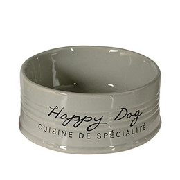 Produktbild von DUVO+ Futternapf Stone Happy Dog grau - 500 ml