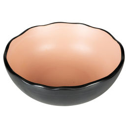 Produktbild von DUVO+ Futternapf Stone Organic schwarz/pink für Katzen