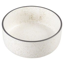 DUVO+ Futternapf Stone Speckle weiß für Hunde – Bild 1 von 5