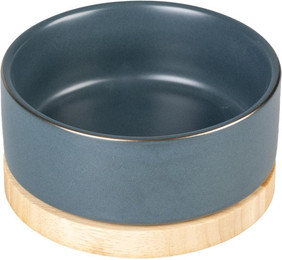 Produktbild von Duvo+ Futternapf Stone Timber 450ml blau - 450 ml