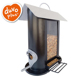 Produktbild von Duvo+ Futterspender Metall für Getreide 2 Seiten schwarz