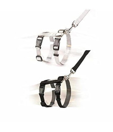 Produktbild von DUVO+ Geschirr Katzen-Spazierset Uni groß