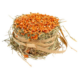 Produktbild von Duvo+ Heu-Burger mit Karotten-Topping - 75 g