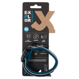 Produktbild von DUVO+ Hunde-Halsband EXPLOR Ultimate Fit Comfy Classic petrol blue - 1 Stk.