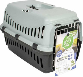 Produktbild von DUVO+ Hunde-Transportbox Gipsy ECO mit Metalltür hellgrau/dunkelgrau
