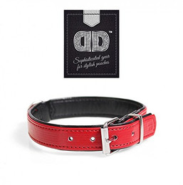 Produktbild von Duvo+ Hundehalsband Chic Kunstleder rot
