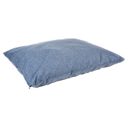 Produktbild von Duvo+ Hundekissen Textura Eco rechteckig blau Größe M
