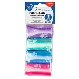 Produktbild von DUVO+ Hundekotbeutel Classic mit Pfoten - 4 x 20 Stk.