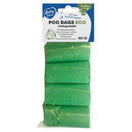 Produktbild von DUVO+ Hundekotbeutel Eco biologisch abbaubar grün - 4 x 20 Stk.