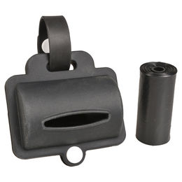 Produktbild von DUVO+ Hundekotbeutelspender aus Silikon schwarz - 10 Stk.