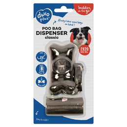 Produktbild von DUVO+ Hundekotbeutelspender Knochenform - 2 x 20 Stk.