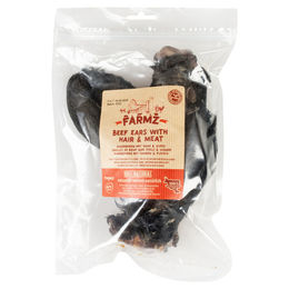 Produktbild von Duvo+ Hundesnack Farmz Rinderohren mit Haaren