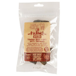 Produktbild von Duvo+ Hundesnack Farmz Rindfleischwürfel - 100 g
