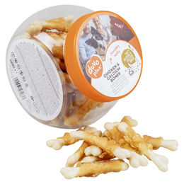 Produktbild von Duvo+ Hundesnack Huhn & Kalzium Knochen, Inhalt: 500 g
