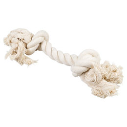 Produktbild von Duvo+ Hundespielzeug ECO Baumwoll-Tau mit 2 Knoten weiß, Größe: M