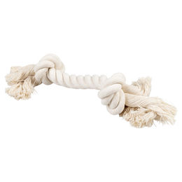 Produktbild von Duvo+ Hundespielzeug ECO Baumwoll-Tau mit 2 Knoten weiß, Größe: S