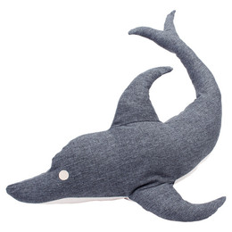 Produktbild von Duvo+ Hundespielzeug Eco Plüsch Delfin grau