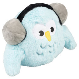 Produktbild von Duvo+ Hundespielzeug Eule DJ aus Plüsch petrolblau