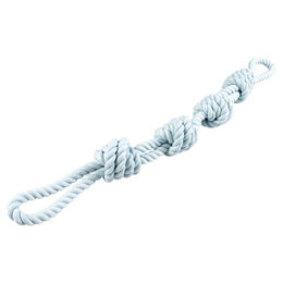 Produktbild von Duvo+ Hundespielzeug Flossy Doppelseil mit 4 Knoten blau