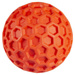 Produktbild von Duvo+ Hundespielzeug Hexagon-Ball Gummi orange