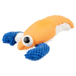 Produktbild von Duvo+ Hundespielzeug Hummer Plüsch und Latex orange/blau - 1 Stk.