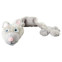 Produktbild von Duvo+ Hundespielzeug Kaninchen aus Plüsch mit Quietscher grau