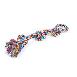 Produktbild von Duvo+ Hundespielzeug Knot Baumwolle mit Schlaufe - 60 cm