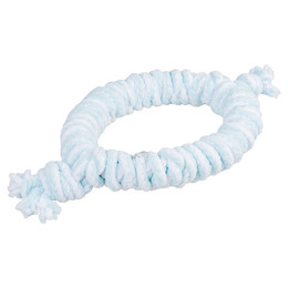Produktbild von Duvo+ Hundespielzeug Puppy Soft Seil Ring blau/weiß