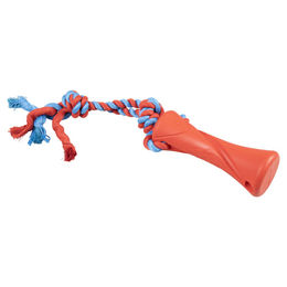 Produktbild von Duvo+ Hundespielzeug Rubrop Zerrseil mit Hantel rot, Maße: 46,5 x 9 x 6 cm