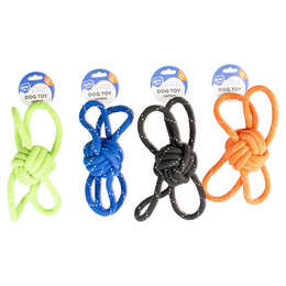 Produktbild von Duvo+ Hundespielzeug Scooby Seil Ball mit 4 Schleifen bunt