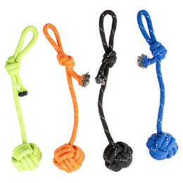 Produktbild von Duvo+ Hundespielzeug Scooby Seil Dummy Ball bunt