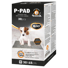 Produktbild von DUVO+ Hundetoilette Welpenunterlagen P-PAD Carbon - 30 x 45 cm